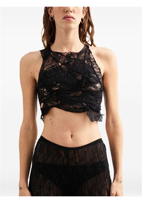 lace top woman black OH CARLA | OC-T001PIZ01